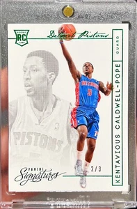 2013-14 Signatures Kentavious Caldwell-Pope Rookie Emerald /3 Card RC - Picture 1 of 1