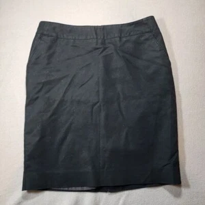 Merona Women's Stretch Skirt Size 12 Black Pockets Straight Pencil - Picture 1 of 7