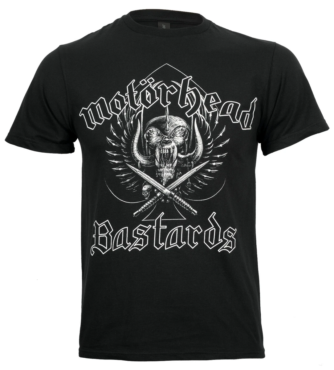 Motorhead Official T-Shirt - 'King Of The Road' Logo, Black, Men's Size L, 100% Cotton Band Tee