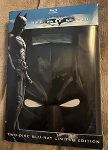 The Dark Knight Two-Disc Blu-Ray 2008 Limited Edition with Mask Case- New Sealed - Picture 1 of 2