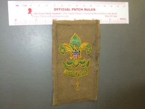Boy Scout Assistant Scoutmaster on Tan Square 6494EE - Picture 1 of 1