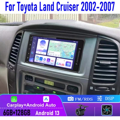 128GB GPS 7" For Toyota Land cruiser Apple Carplay Android Auto Car Stereo Radio - Image 1 of 4