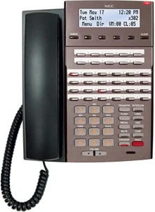 NEC 1090034 DSX VOIP 34B Display Tel BK DX7NA-34BTIXBF IP Phone A-Stock WARRANTY - Picture 1 of 3