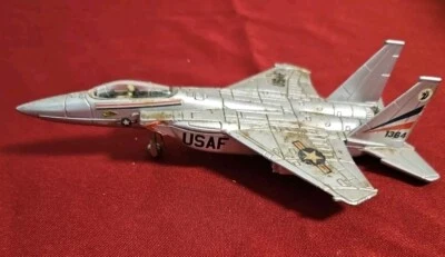 Avión de combate Ertl USAF Jet Modelo F15 Metal Fundido 7” Raro ERTL De colección Foto 1 de 4