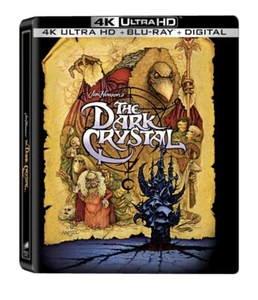 THE DARK CRYSTAL (1982, 4K+Blu-ray+Digital, Best Buy Exclusive) Steelbook-SEALED - Picture 1 of 3