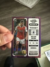 2022-23 Chronicles WILLIAM SALIBA Contenders Purple Optic Rookie Ticket Arsenal