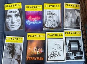 Lot of 8 Broadway & Off Playbills No Duplicates See Pictures Some Rare (PB3-33) - Picture 1 of 10