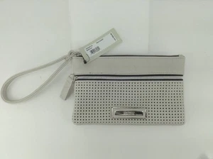 Women's KENNETH COLE Brand PALE WHEAT Wristlet Wallet - $50 MSRP  - Picture 1 of 8