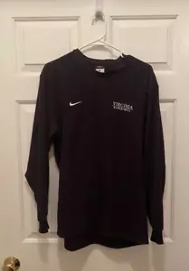 Virginia UVA Cavaliers Men's Basketball Team Issued Nike Black Pullover Medium - Picture 1 of 2