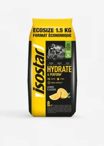Isostar - HIDRATAR Y RENDIMIENTO - Limón en polvo - Bolsa económica de 3,42 onzas / 1500 gr - Imagen 1 de 2
