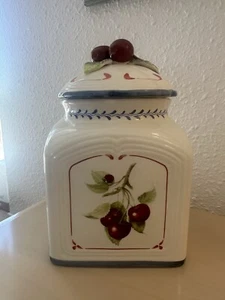VILLEROY & BOCH COTTAGE CHARM KAFFEEDOSE VORRATSDOSE KIRSCH DEKOR - Bild 1 von 4