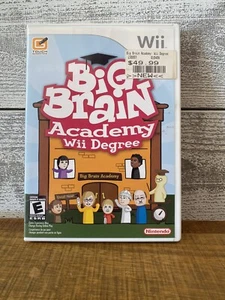 Big Brain Academy: Wii Degree (Nintendo Wii, 2007) Complete with Manual - Picture 1 of 2