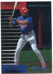 2001 Donruss 1999 Retro Stat Line Career #59 Ruben Mateo/384 