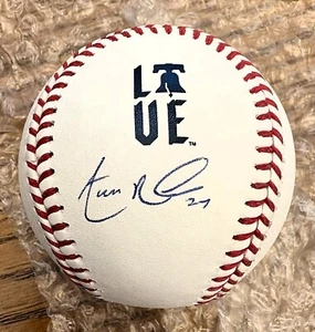 AARON NOLA AUTOGRAPHED CITY CONNECT OFFICIAL MAJOR LEAGUE BASEBALL WITH JSA COA - Picture 1 of 3