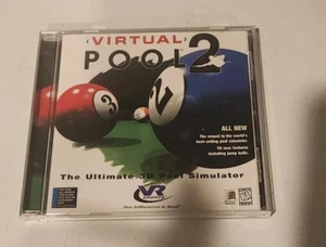  95 BIG BOX PC Game Virtual Pool 2 The Ultimate Pool Simulator PC CD-Rom Windows - Picture 1 of 6