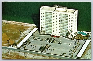 Aerial Sky Harbor Apartments Pinellas Towers Saint Petersburg Florida Postcard - Imagen 1 de 3
