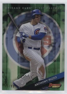 2015 Bowman's Best rifrattore verde /99 Anthony Rizzo #24 - Foto 1 di 4