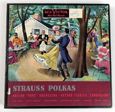 45 RPM Victor - Strauss Polkas Boston Pops Orchestra Box Set - L1 - Image 1 of 4