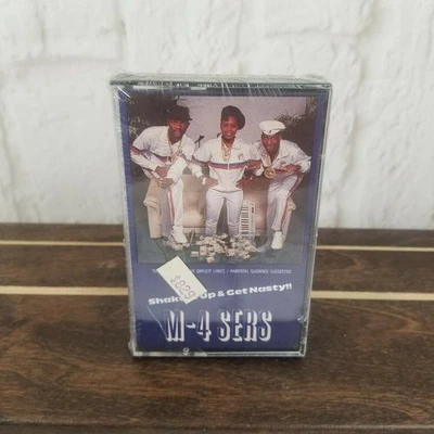 M-4 SERS SHAKE IT UP & GET NASTY 1988 MIAMI BASS RAP SEALED CASSETTE - Image 1 of 4