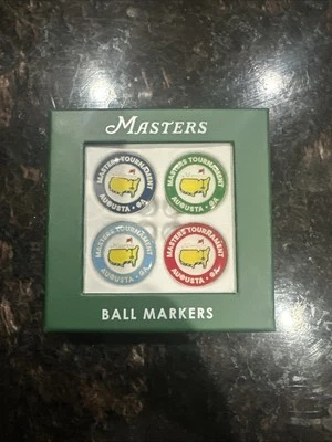 Marcadores de Balón Nacional Augusta Edición Especial Torneo Masters - Paquete de 4 Foto 1 de 2