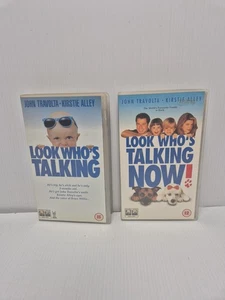 Look Whos Talking & Look Whos Talking Too Original VHS Tape - Picture 1 of 3