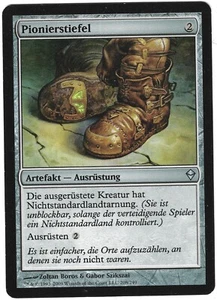 TOP  Pionierstiefel / Trailblazer's Boots  - ZENDIKAR -  deutsch  (near-mint -) - Picture 1 of 1