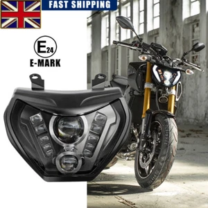 LED Headlight Assembly With DRL For Yamaha MT09 FZ09 2014-2016 MT07 2018 2019 - Picture 1 of 13