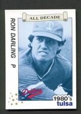 1990 Tulsa DRILLERS All-Decade Team #18 RON DARLING New York METS