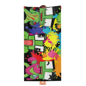 Toalla de playa indecible 30"x60" secado rápido microfibra regalo para niñas niños - Imagen 1 de 7