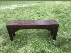 Rustic Pine Bench - Picture 1 of 4