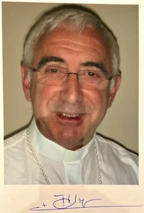 Autograph Bishop Jean Luc Hudsyn Brussels Hand Signed 10x15 Photo 23-1 XYZ - Picture 1 of 1