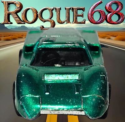 Vintage Hot Wheels Redlines Ford J-Car, Verde, 1968 Sweet 16, Fabricado nos EUA - Imagem 1 de 4