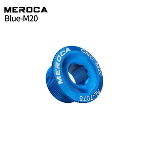 2pcs MEROCA Crank Dust Caps MTB Crankset Cover M15 M18 M19 M20 Aluminium Alloy - Picture 1 of 19