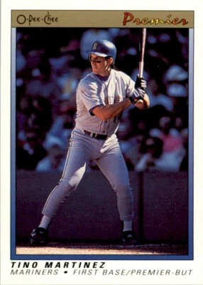 1991 O-Pee-Chee Premier Tino Martinez #76 - Image 1 of 2