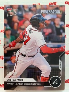 2020 TOPPS NOW POSTSEASON #PS72 CHRISTIAN PACHE BRAVES CALL-UP RC Print Run 542