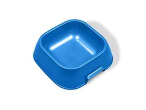 Pet Food And Water Bowl, 44 OZ Capacity Plastic Dish For Dogs And Cats, Wide No-
