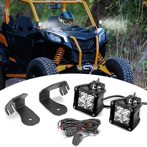 Kit de luces de pilar A de 3"" 40 W con montaje y cableado para Can-am Maverick Trail 800 1000R - Imagen 1 de 8