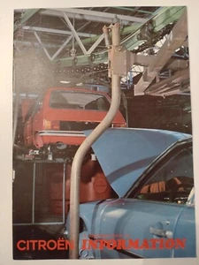 CITROEN INFORMATION Official Company Magazine 751 French Francais Sept 1976 - Bild 1 von 2