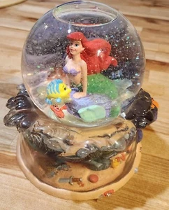 Disney Store Little Mermaid Snow Globe Princess Ariel "Under the Sea" - Picture 1 of 7