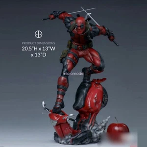 Deadpool Statue Resin Figure Model Collectible Limited Rare Boy Gift Sideshow - Picture 1 of 2