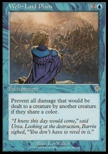 MTG magic cards 1x x1 Light Play, English Well-Laid Plans Invasion