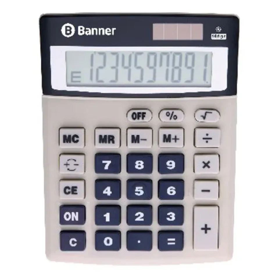 Banner Eco 10 Digit Desktop Calculator - Free 24h Delivery - Image 1 of 1