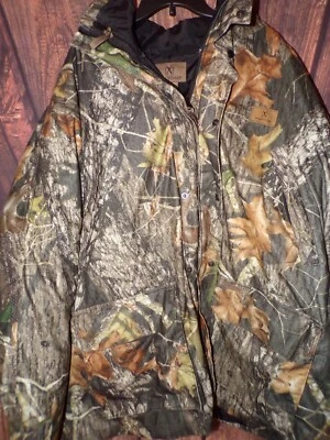 Game Winner Camo Hunting Down Coat 3XL Removable Lining Hood - Image 1 of 4