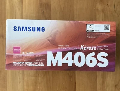 New SAMSUNG CLT-M406S Magenta Toner Cartridge for Printer Xpress C41X C46x - Image 1 of 4