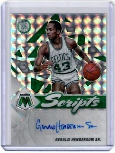 2021-22 Mosaik Gerald Henderson Sr. Scripts Prizm Autogrammkarte Boston Celtics - Bild 1 von 2