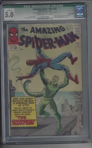 Amazing Spider-Man #20 CGC 5.0 Green Label -1965 -🚨 1st Scorpion🚨 - Incomplete - Picture 1 of 3