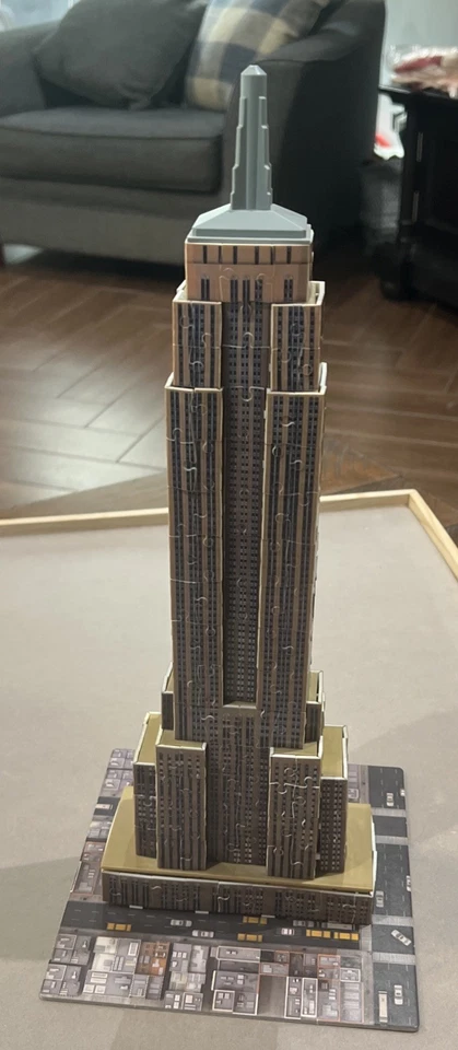 Ravensburger 3D Puzzle Empire State Building New York City NYC 18" 216 piece - Image 1 of 4