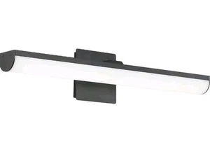 Modern LED Bathroom Vanity Light 18W 24" Dimmable IP44 Black, Cool White 5500K - Picture 1 of 7
