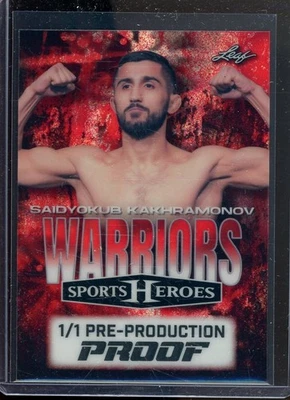 2024 Leaf Pre Production Proof (1/1) Saidyokub Kakhramonov - Image 1 of 2