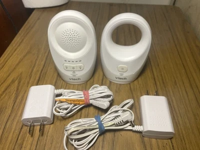 VTech DM1111 Enhanced Digital Audio Baby Monitor - White - Tested & Working 黑色 — 第 1/3 张图片